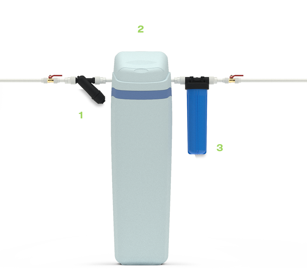 Гейзер Установка умягчения и обезжелезивания воды с кабинетом AquaChief 1035 RX Экотар В